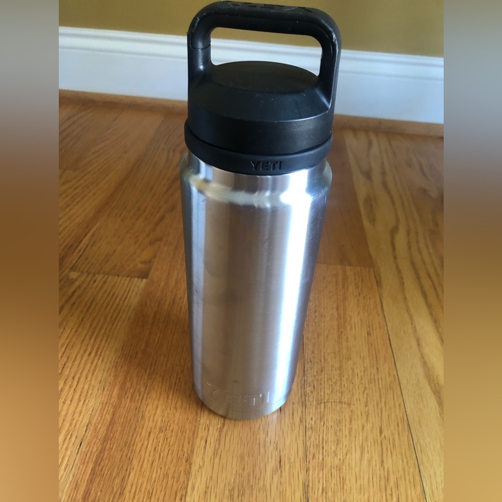 Yeti Silver and Black Bottle